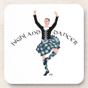 Schottischer Highland-Tänzer - Fling Untersetzer