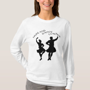 Schottischer Highland-Tanzlehrer - Silhouette T-Shirt