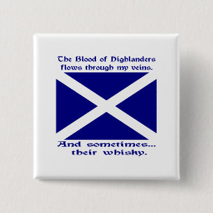 Schottischer Highlander Blut & Whisky Button