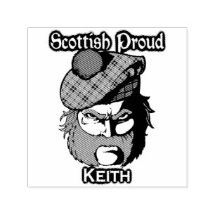 Schottischer Highlander Clan Keith Tintenstempel Permastempel