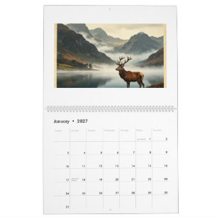 Schottischer Highlands-Kalender 2027 Kalender