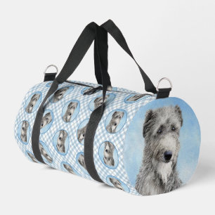 Schottischer Hirschhund-Malerei Grau Originale Hun Duffle Bag