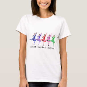 Schottischer Hochlandtanz Line T-Shirt