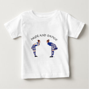 Schottischer Hochlandtanz Reel Baby T-shirt