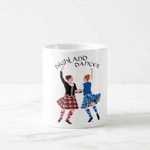 Schottischer Hochlandtanz-Reel Kaffeetasse