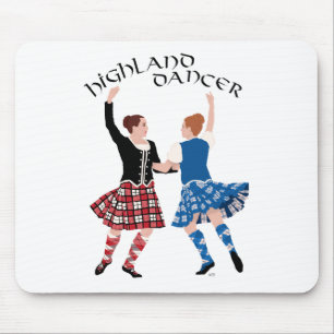 Schottischer Hochlandtanz Reel Mousepad
