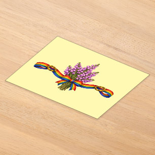Schottischer Hochzeit LGBTQIA+ Stolzfeier Tag Acryleinladungen