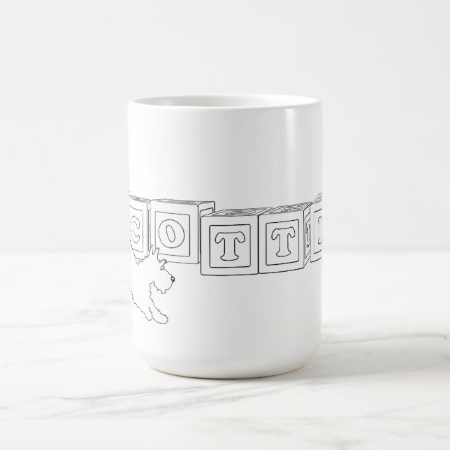 Schottischer Hund Kaffeetasse (Mittel)