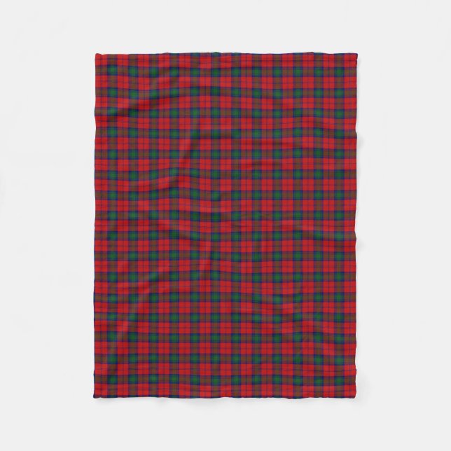 Schottischer KlassikerTartan Clan-Lindsay Lindsey Fleecedecke (Vorderseite)