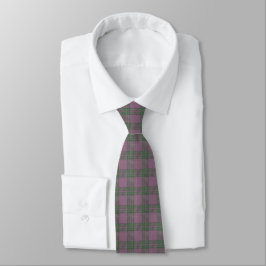 Schottischer Lila-Grün-Tartan Krawatte