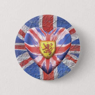 Schottischer Löwe Button