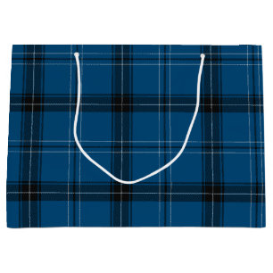 Schottischer Ramsay Blue Tartan Große Geschenktüte