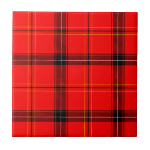 Schottischer Roter Tartan Fliese