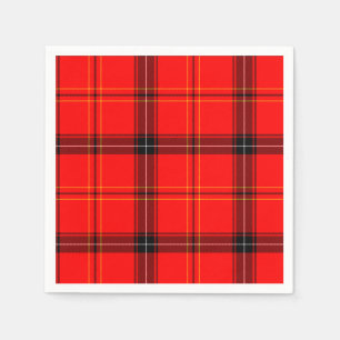 Schottischer Roter Tartan Serviette