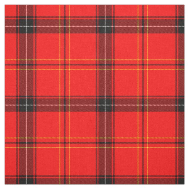 Schottischer Roter Tartan Stoff (Muster)