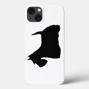 Schottischer Schottenhund, schwarze Silhouette Case-Mate iPhone Hülle