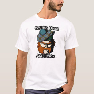 Schottischer stolzer Clan-AndersonTartan T-Shirt