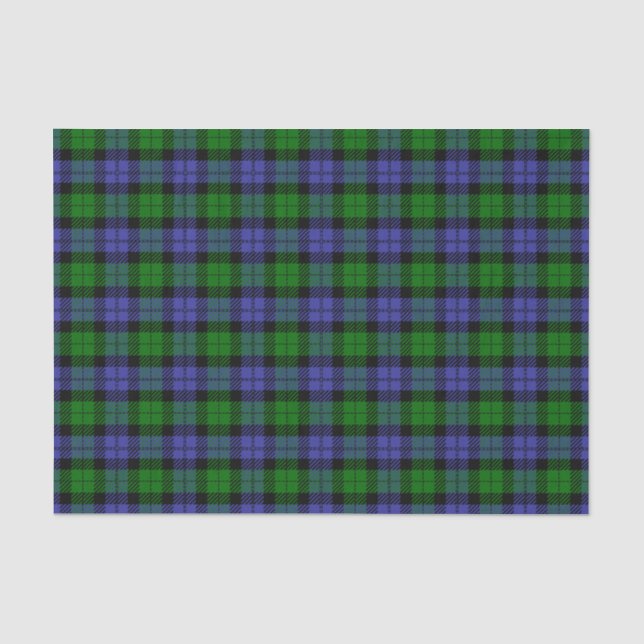 Schottischer Tartan Seidenpapier (Vorderseite)
