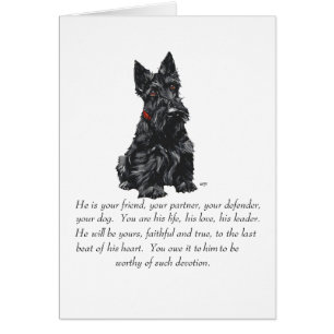 Schottischer Terrier Andenken