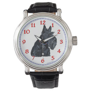 Schottischer Terrier Armbanduhr