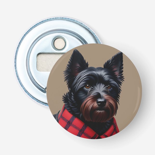 Schottischer Terrier Flaschenöffner (Vorderseite)