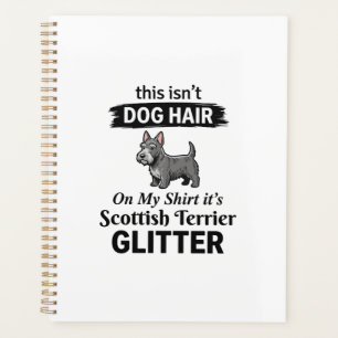 Schottischer Terrier Glitter Lustiges Hunde-Liebha Planer