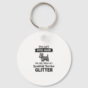 Schottischer Terrier Glitter Lustiges Hunde-Liebha Schlüsselanhänger