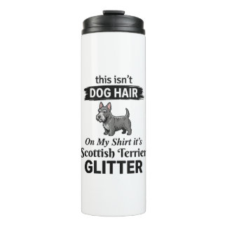 Schottischer Terrier Glitter Lustiges Hunde-Liebha Thermosbecher
