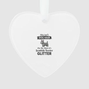 Schottischer Terrier Glitter Lustiges Hundebesitze Ornament