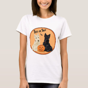 Schottischer Terrier Halloween T-Shirt