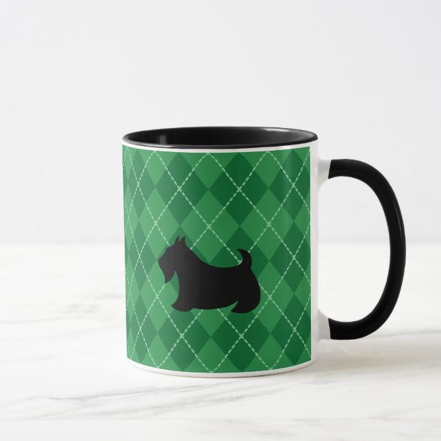 Schottischer Terrier Kaffeetasse Geschenk (Rechts)