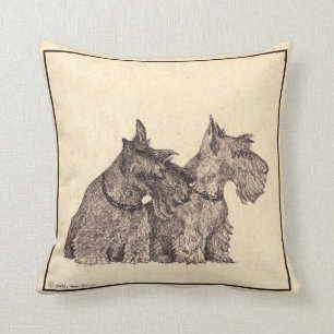 Schottischer Terrier Kissen