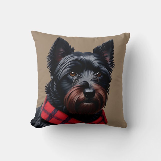 Schottischer Terrier Kissen (Vorderseite)