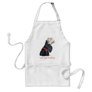Schottischer Terrier Koch Schürze