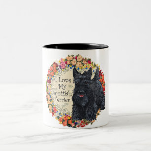 Schottischer Terrier Liebestasse Zweifarbige Tasse