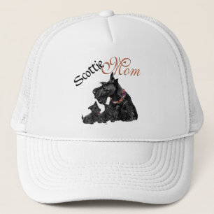 Schottischer Terrier-Mama & Welpen Truckerkappe