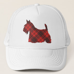 Schottischer Terrier Maxwell Tartan Truckerkappe