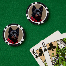Schottischer Terrier Pokerchips