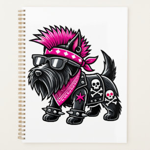 Schottischer Terrier Punk-Musik Planer