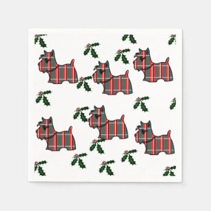 SCHOTTISCHER TERRIER SERVIETTE