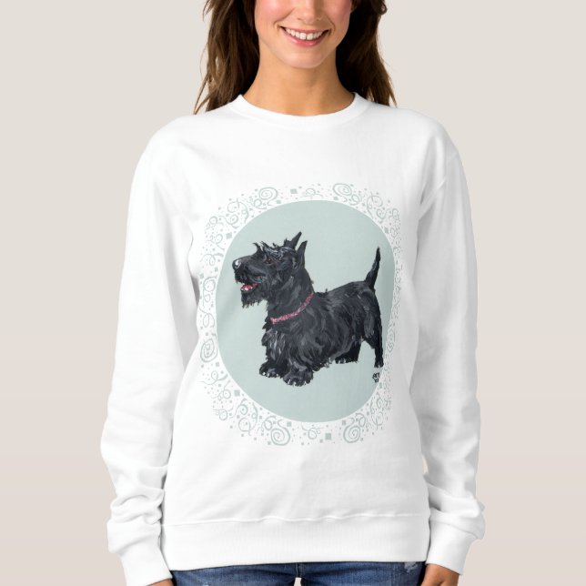 Schottischer Terrier Sweatshirt (Vorderseite)