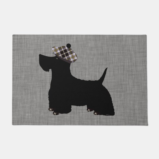 Schottischer Terrier Türmatte (Vorderseite)