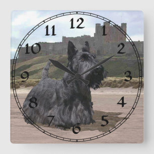 Schottischer Terrier Uhr
