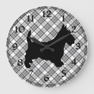 Schottischer Terrier Uhr