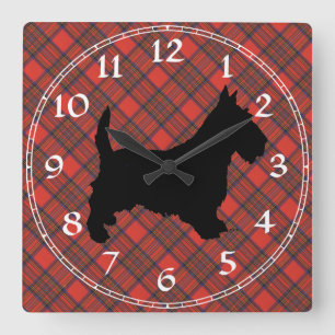 Schottischer Terrier Uhr