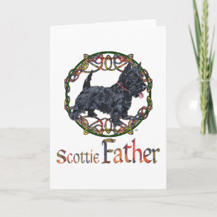 Schottischer Terrier Vatertag Karte