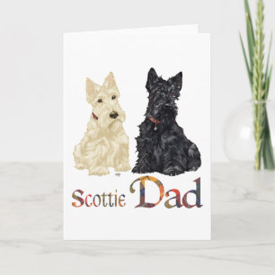 Schottischer Terrier Vatertag Karte