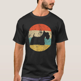 Schottischer Terrier - Vintage Retro Scottie Hund T-Shirt