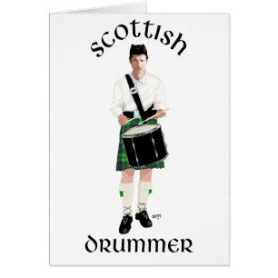 Schottischer Trommler - Grüner Kilt