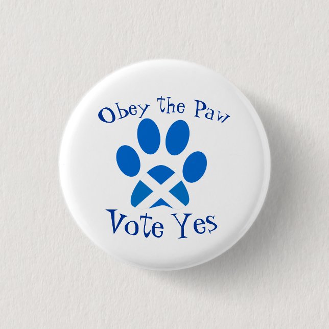 Schottisches Button (Vorderseite)